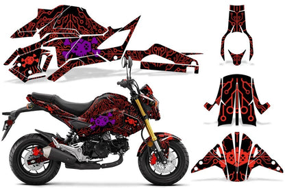 Street Bike Decal Graphic Kit for Honda GROM125 (2017–2020) WD1026