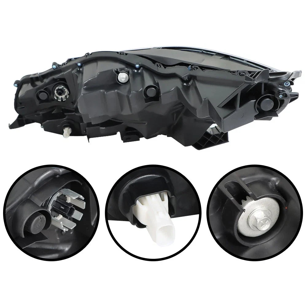 LED Headlight for Toyota Sienna LE XLE (2021–2022) Black Clear