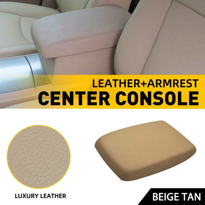 Center Console Armrest Lid Cover with Base for Toyota Highlander (2008–2013) Beige