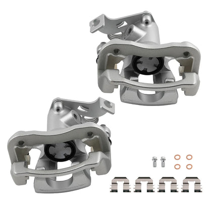 Set of 2 Rear Brake Calipers for Hyundai Accent (2012–2017) / Dodge Attitude (2012–2014)