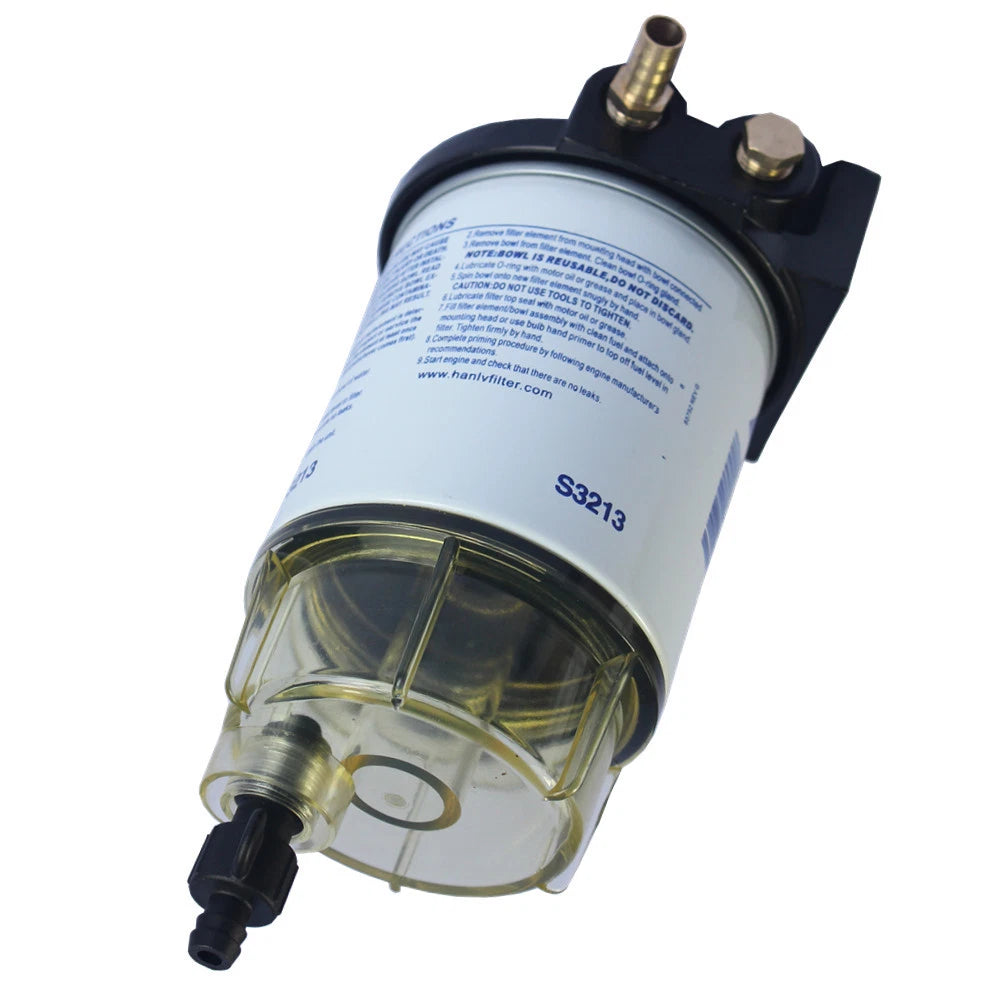 3/8" NPT Water Separating Fuel Filter System S3213 for Marine Outboard Motor