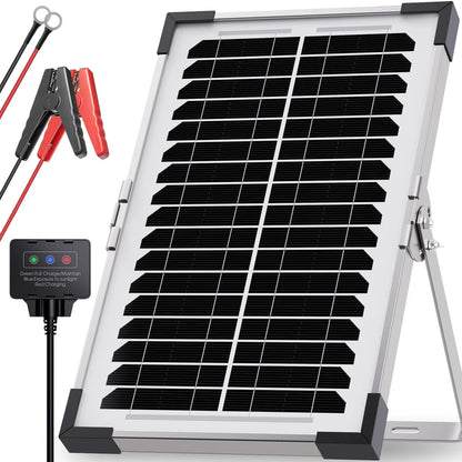 7.5W Solar Battery Maintainer & Trickle Charger for 12V Systems