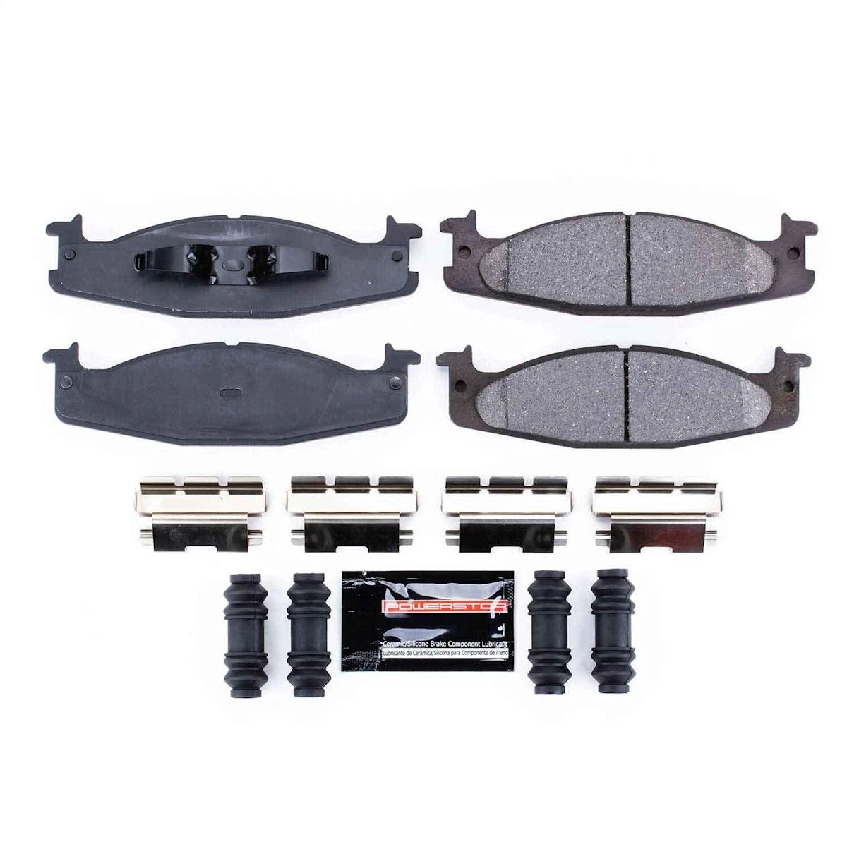 2X Powerstop Z23-632 Brake Pad Set Front for Ford E150 (1994–2003)