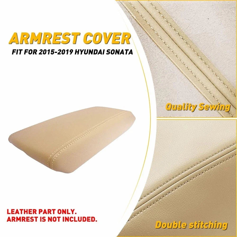 Center Console Armrest Lid Cover Trim for Hyundai Sonata (2015–2019)