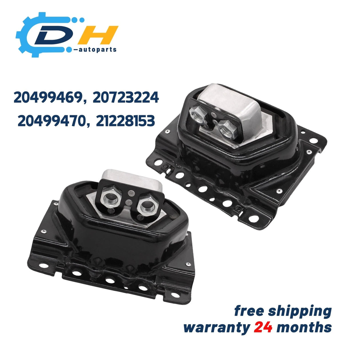 Rear Support for Volvo D13 (20499469, 20723224, 20499470, 21228153) Pair