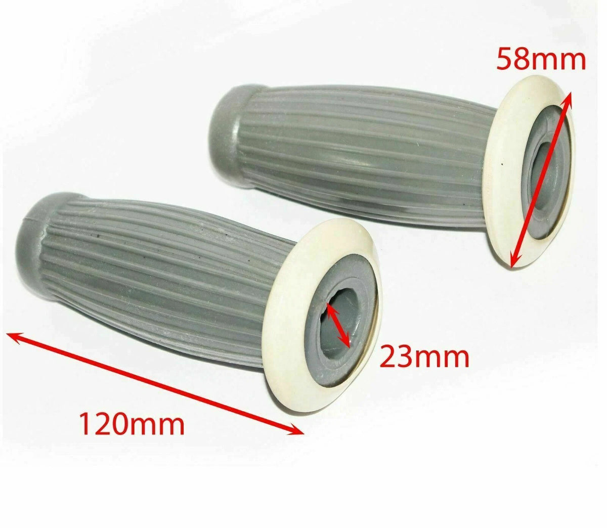 Barrel Handle Bar Grip Set for Lambretta SX TV LI GP