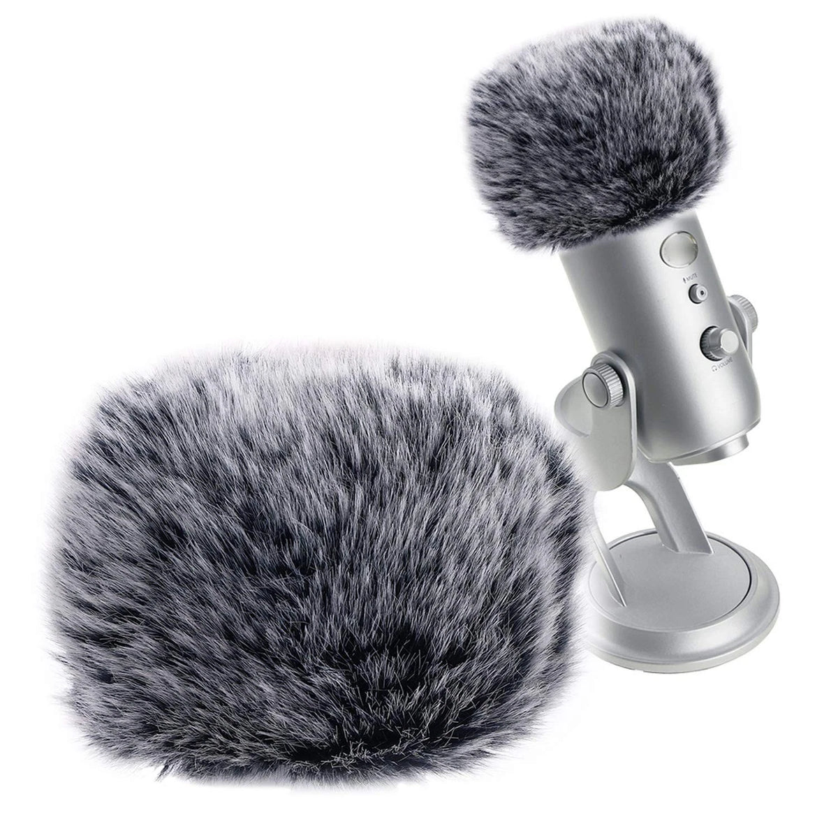 Microphone Furry Windscreen Muff for Blue Yeti