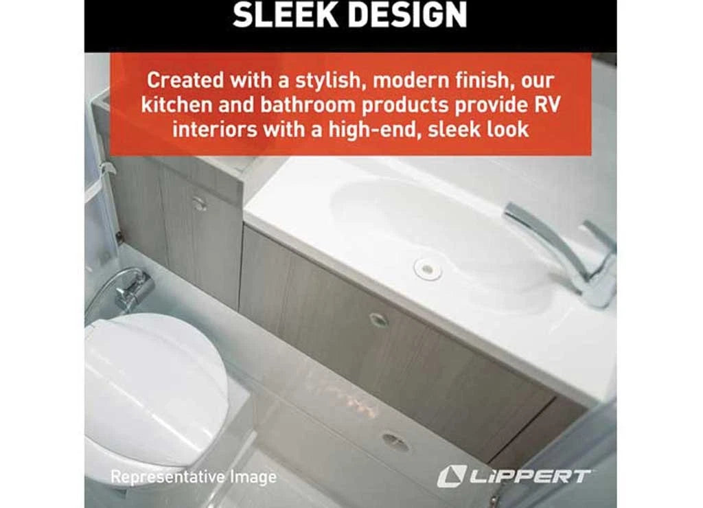Bath/Shower Surround for Lippert (24"D x 36"W x 62"H) White