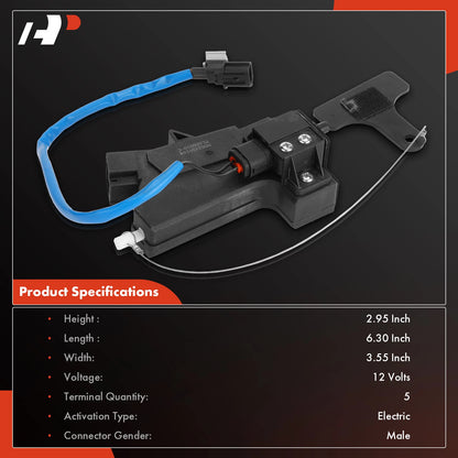 A-Premium Fuel Flap Lock Actuator 4-Pin for Kia Optima Hyundai Sonata (2016–2017) 81590E6010