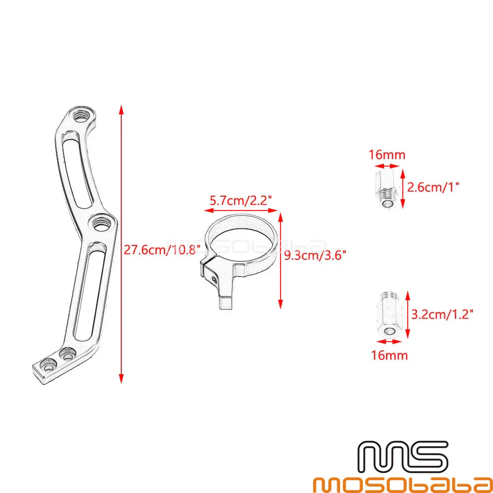 Remote Reservoir Mount Kit for Harley Touring Road King Street Glide (2014-2023)
