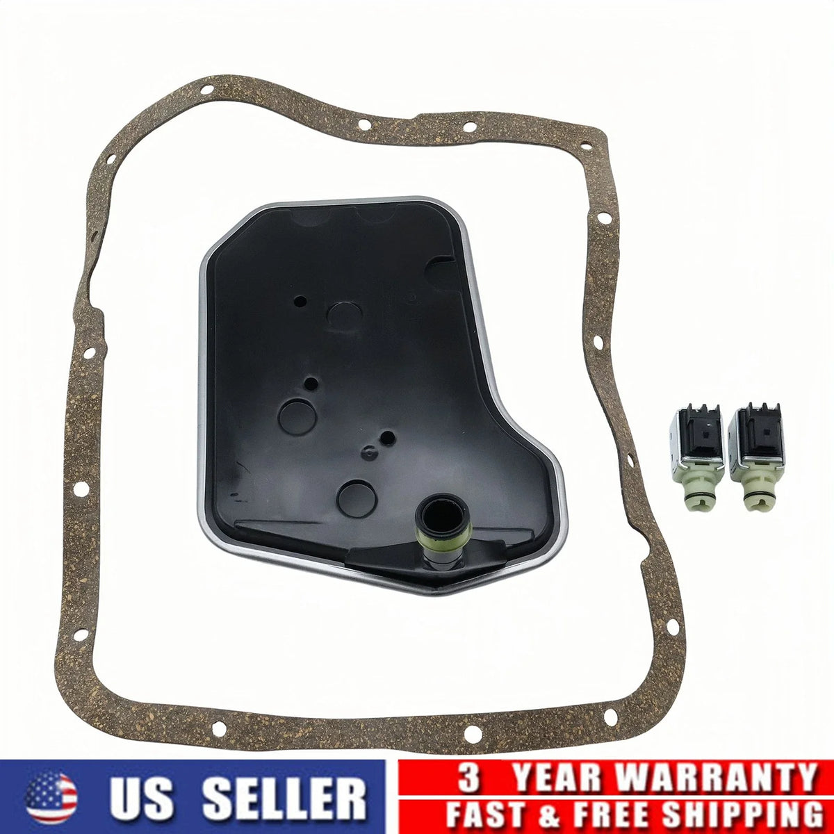 Transmission Filter & Gasket Shift Solenoid Kit A&B for 4L60E 4L65E 4L70E (1998–UP)