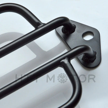 Black Solo Seat Luggage Rack & Bolt for Harley Sportster XL883 XL1200 (2004–2015)