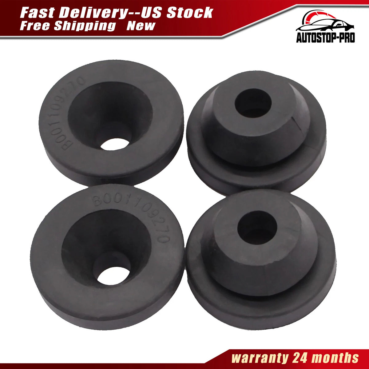 Air Filter Housing Buffer Rubber Cover Mounts for VW CC Eos (2009–2017) 036-129-689-B, 036 129 689 B, 036129689B