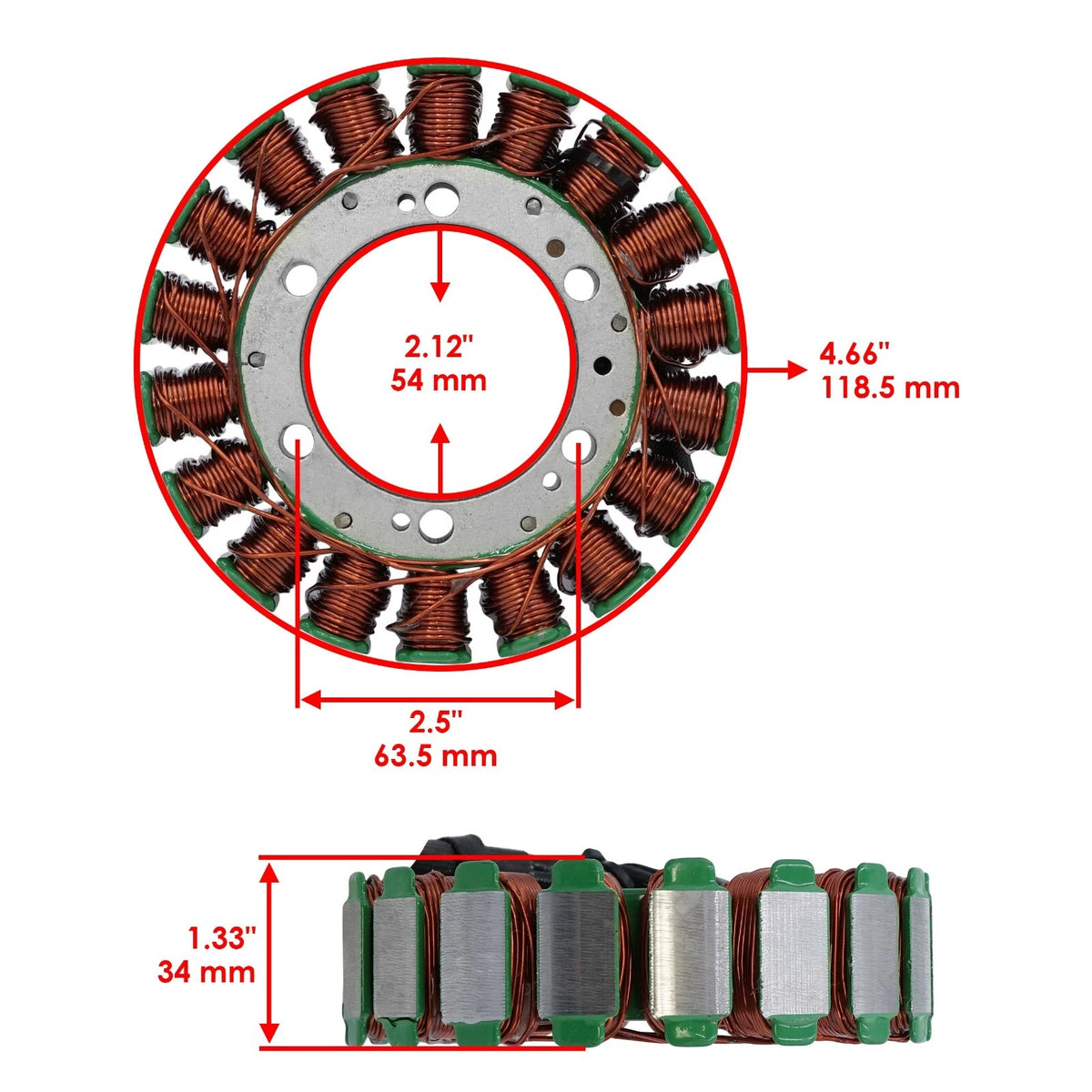 Stator & Regulator Rectifier for Suzuki V-Strom 1000 DL1000 (2003–2009, 2012) - ST200+RR275, 32800-06G00, 32800-06G01, 32800-06G02