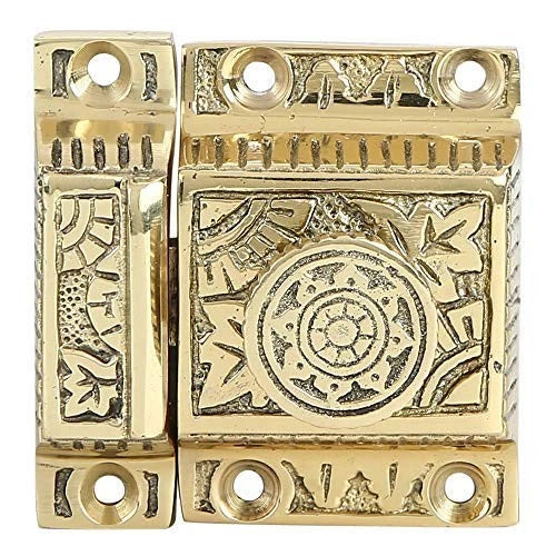 A29 Solid Brass Cabinet Latch for Handmade Polished Lacquered-F