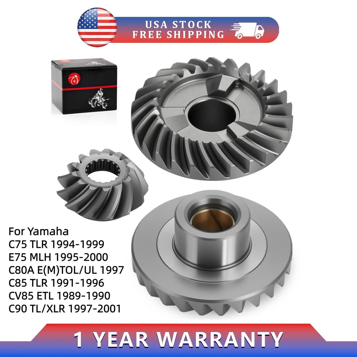 75-90HP Gear Set for Yamaha (688-45551-00, 688-45560-00, 688-45571-00)