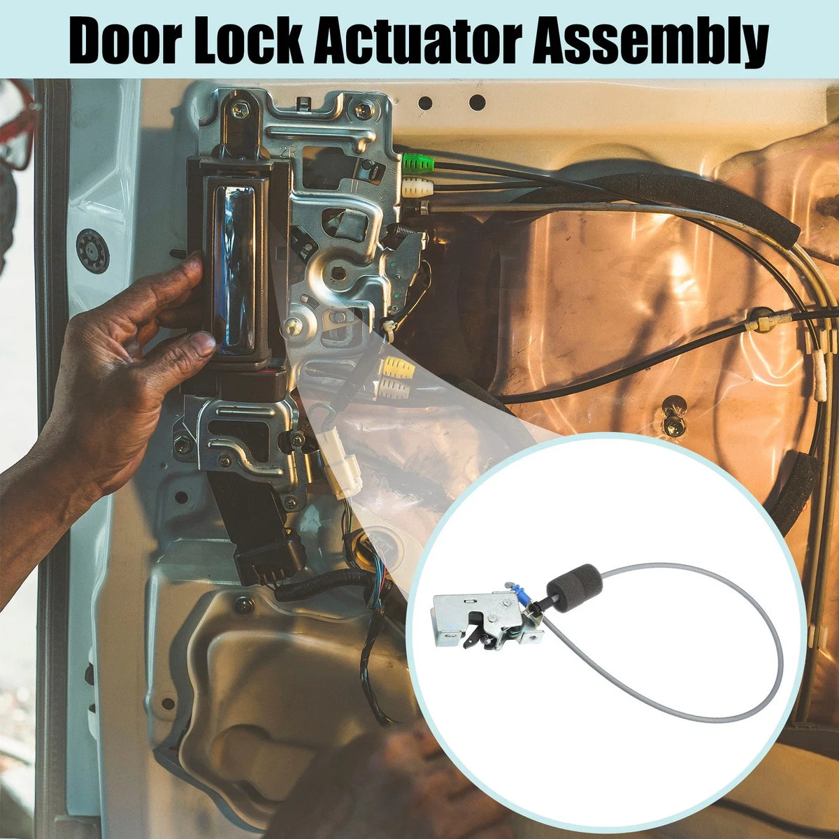 Rear Left Door Lower Latch Lock Cable for Ford Transit (2000–2014) No.YC15V431A03AM