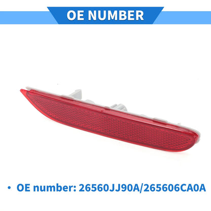 Rear Right Bumper Reflector No. 26560JJ90A/265606CA0A for Nissan Rogue (2014–2022)