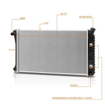 Aluminum Core Radiator for Chevy GMC C/K Pickup Suburban (1973–1980) DPI-161