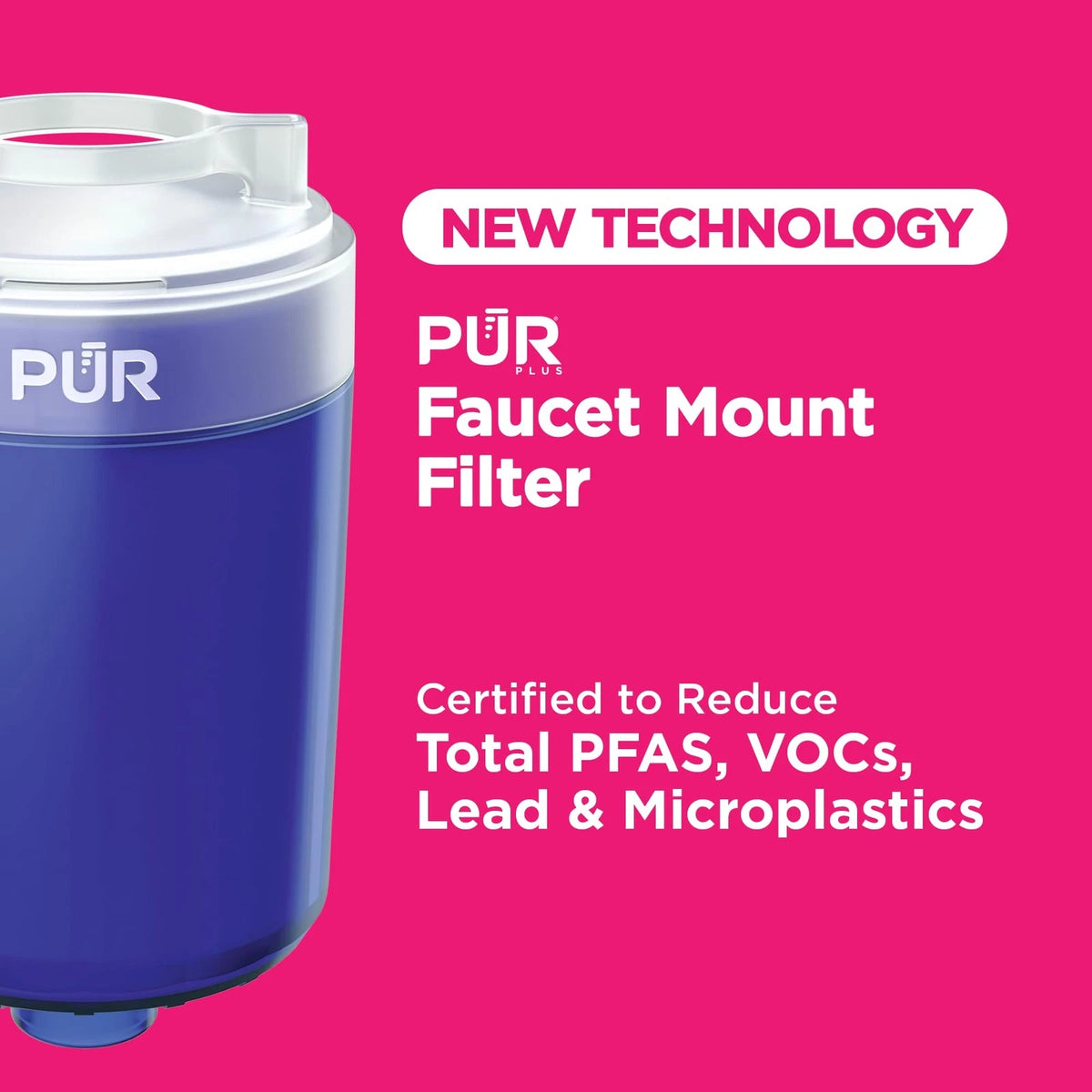 4X PUR Plus Faucet Mount Replacement Filter for