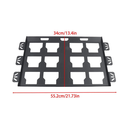 Set of 2 All-Steel Toolbox Fixed Racks for Universal Use (100lbs Capacity)