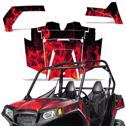 Graphics Decals Stickers for Polaris RZR 570 (2010–2023)