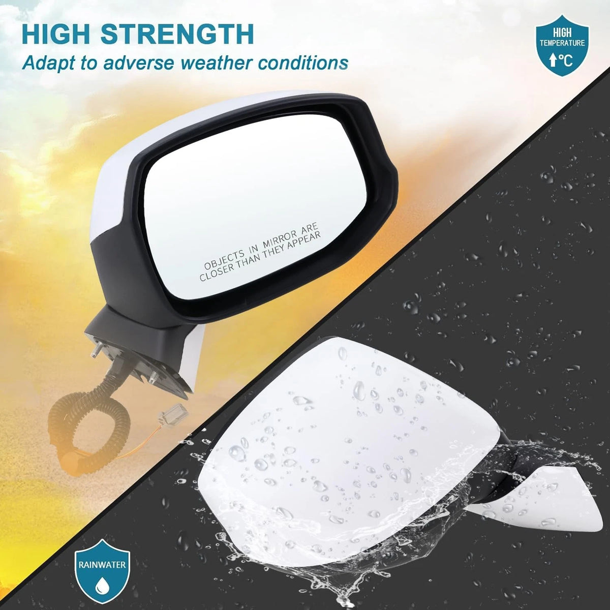 Right Passenger Side Mirror for Lqito (2012–2014)