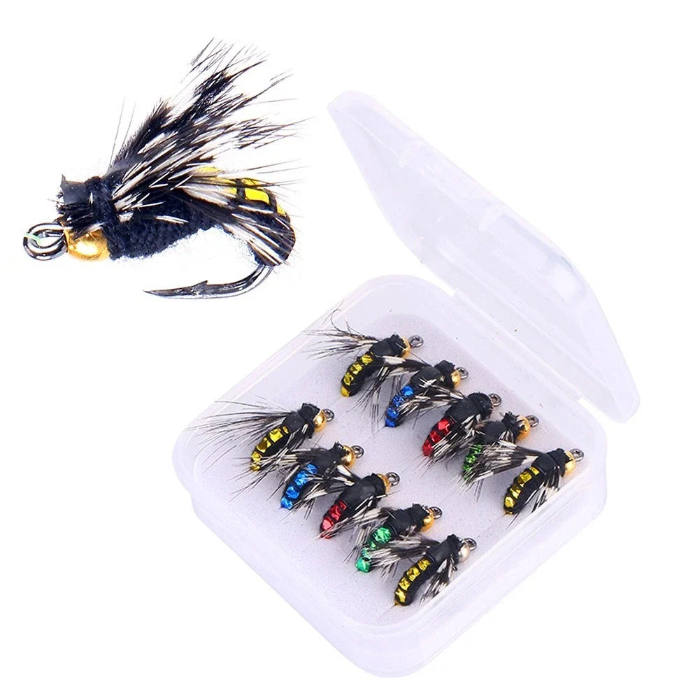 10pcs Fishing Lures for Freshwater & Saltwater Fishing