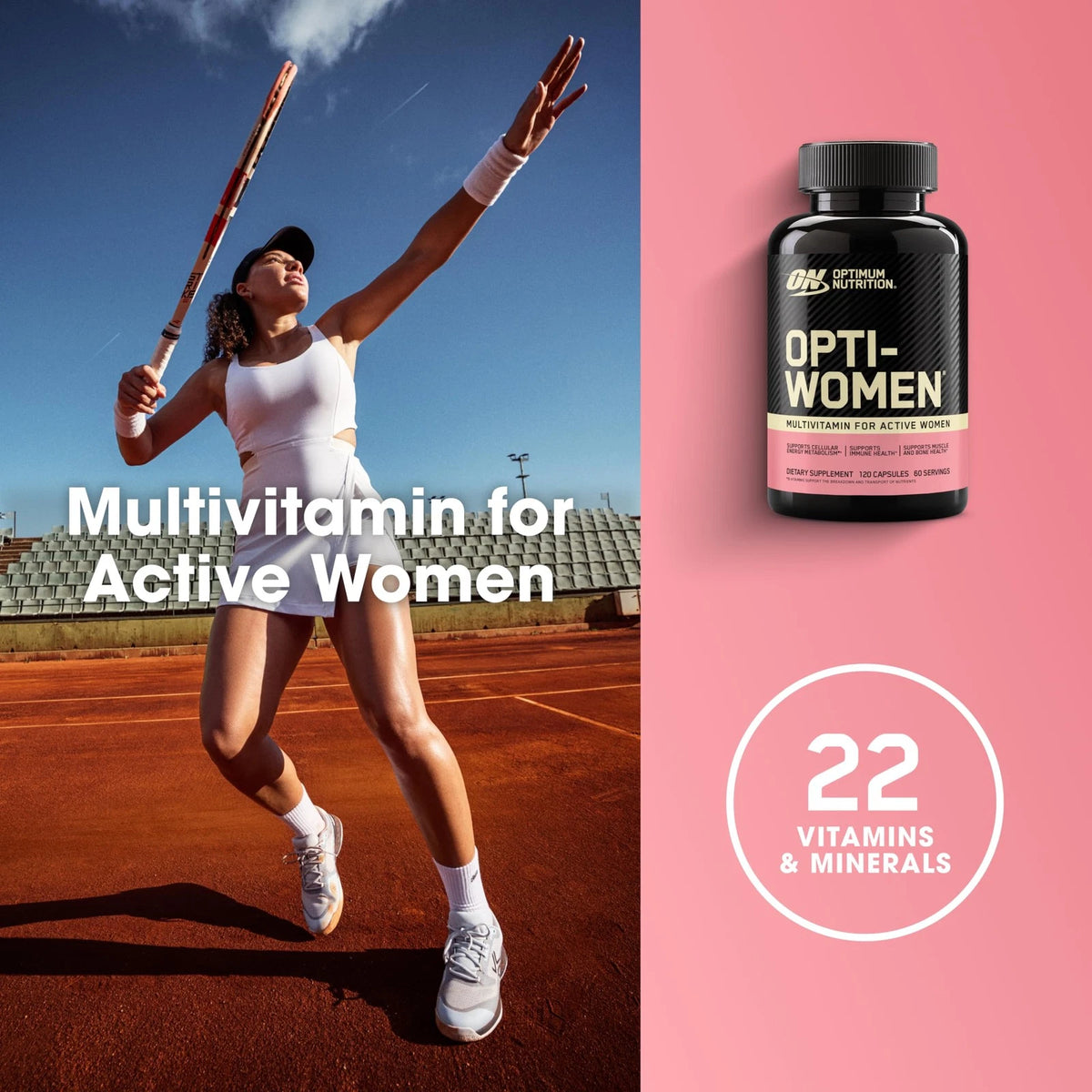 Optimum Nutrition Opti-Women Daily 120 Count for Women (Pack of 1)