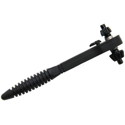 Key Wrench Ratchet Spanner for Automotive Use (Non-slip, Rubber, 45# Iron)