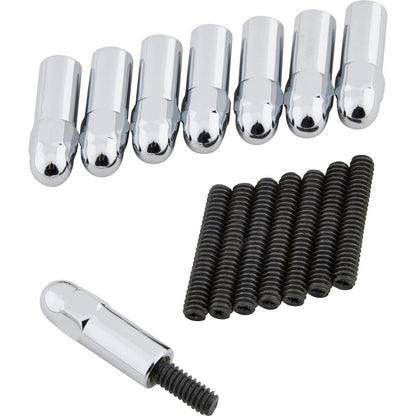 Chrome Acorn Valve Cover Nuts 1/4-20 x 1-3/8 Inch, Part # 5506304