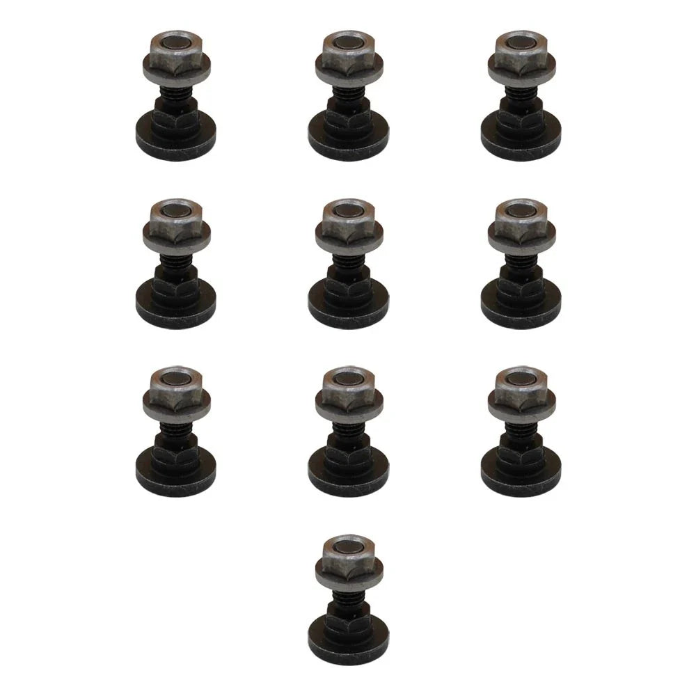 10 Pack Disc Mower Blade Bolt Kit for Ford/New Holland Replaces 697552