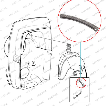 Ratchet Gear Segment for Volvo Penta Trim Indicator Shield (872812)