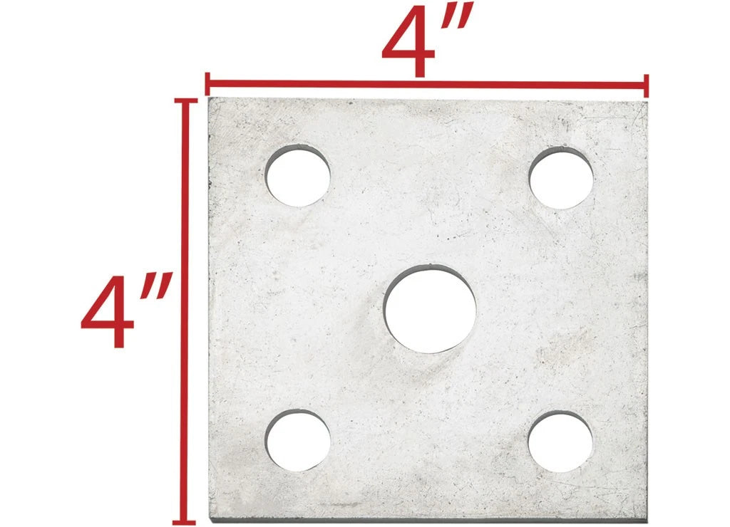 Tandem Axle Galvanized U-Bolt Kit for 2" x 2" Axle 5-1/4" (3006.7098)