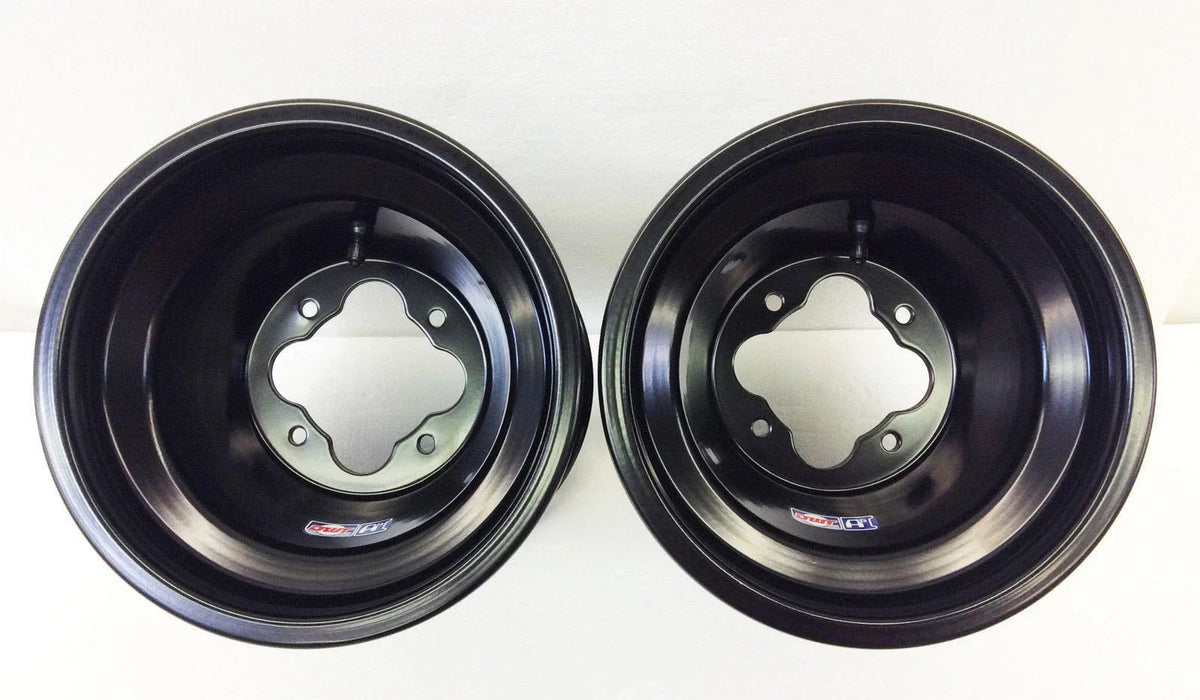 DWT Black A5 Rolled Lip Wheels Set of 2 for KTM ATV 450 505 525 XC SX (2008–2016)