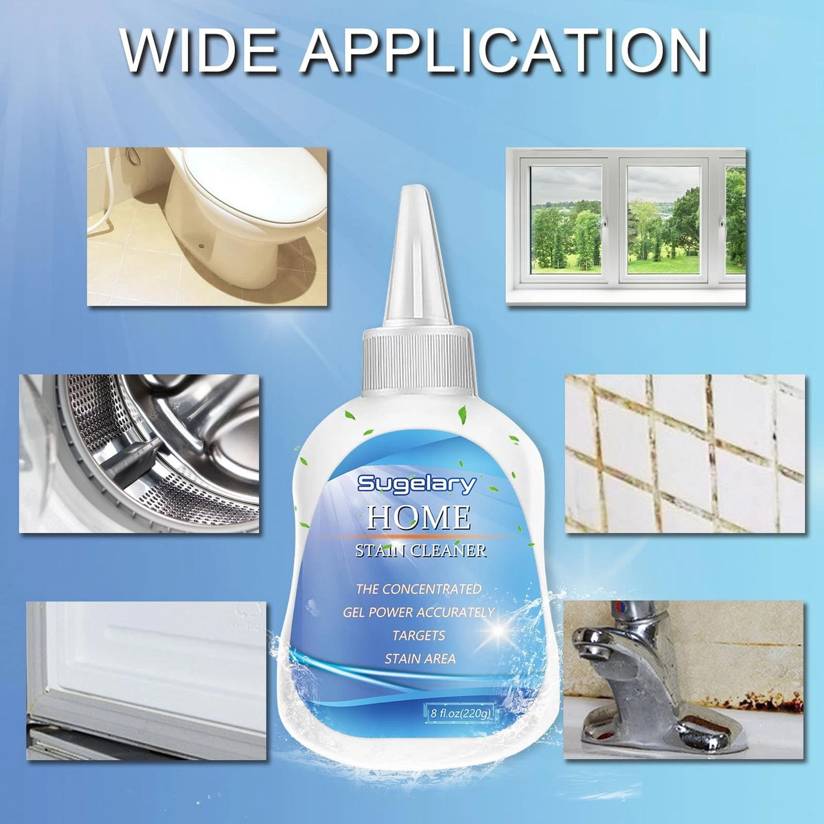 Mold Stain Cleaning Gel for Washing Machine (8 fl oz)