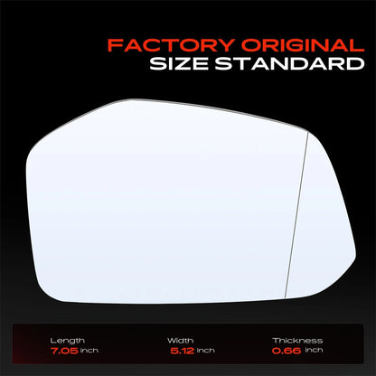 Driver Manual Mirror Glass for Honda Civic (2016–2021), Insight (2019–2021) - 76253TBAA01, 76253TGG305, HO1324127, 4669