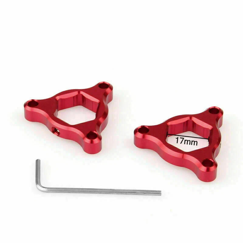 Fork Preload Adjusters for ZX6R 9R 12R TL1000 TL1100 (17mm, Red)