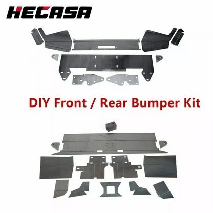 Front Winch Bumper / Rear Bumper Kit for Jeep Cherokee XJ (1984–2001)