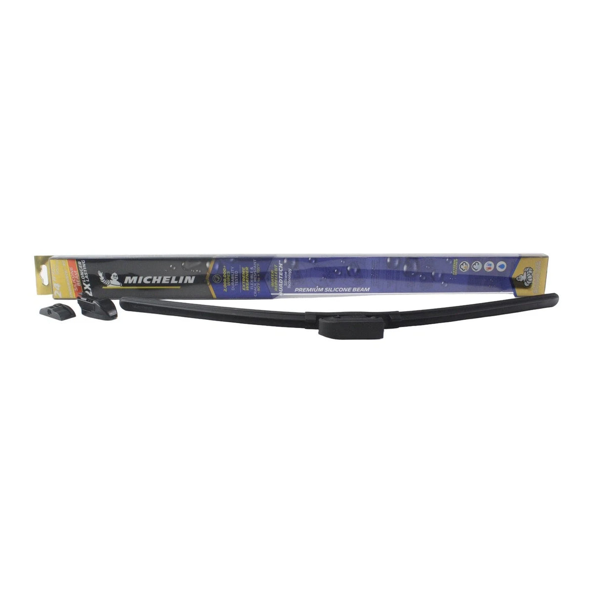 Set of 2 Wiper Blades for Kia (2002–2005) - Michelin Endurance XT Beam 24"