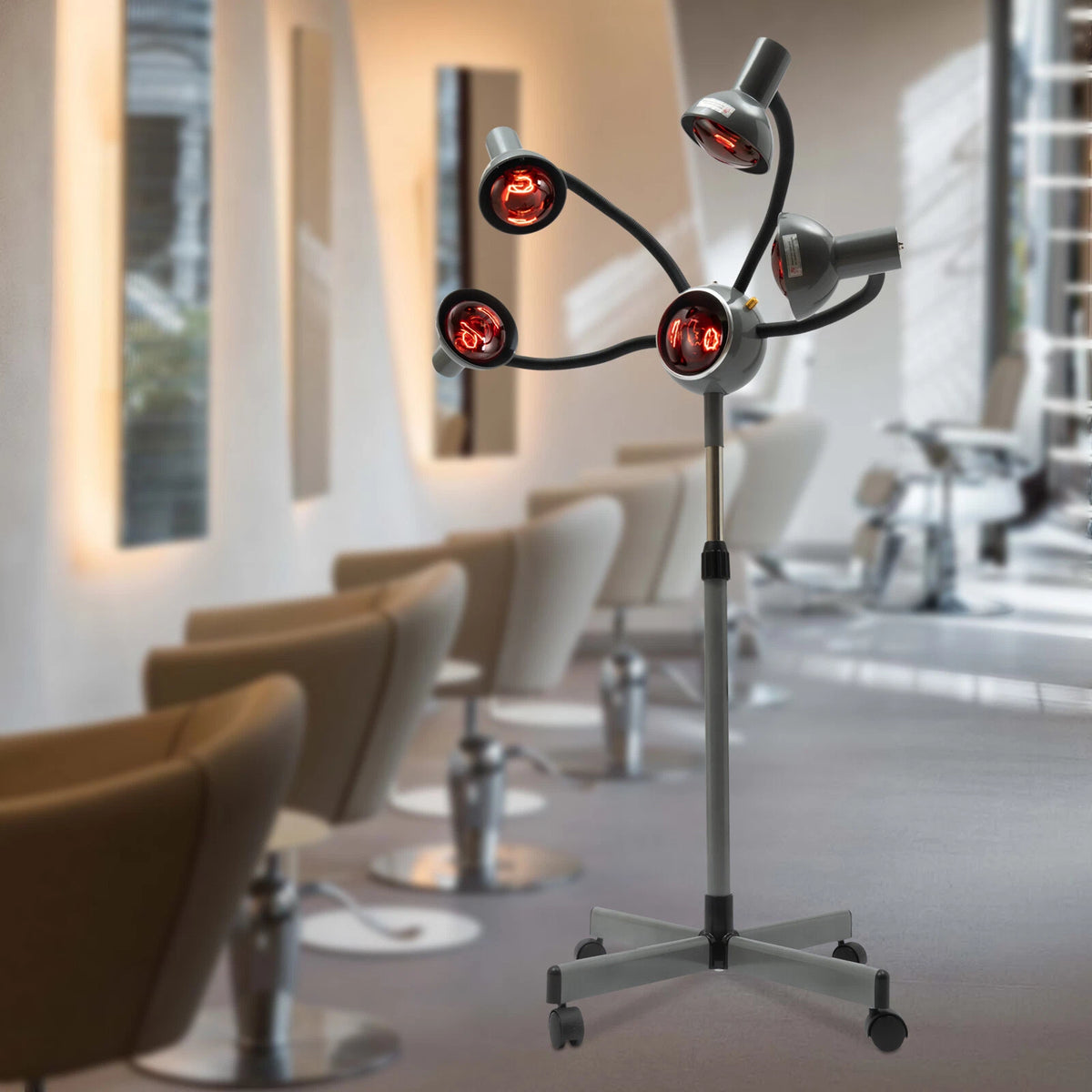 5 Heads Infrared Lamp for Hair Color Processing