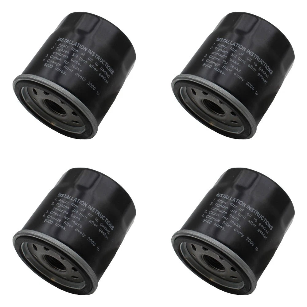 Set of 4 Oil Filters for Generac (070185, 070185D, 070185GS, 70185, 70185GS)