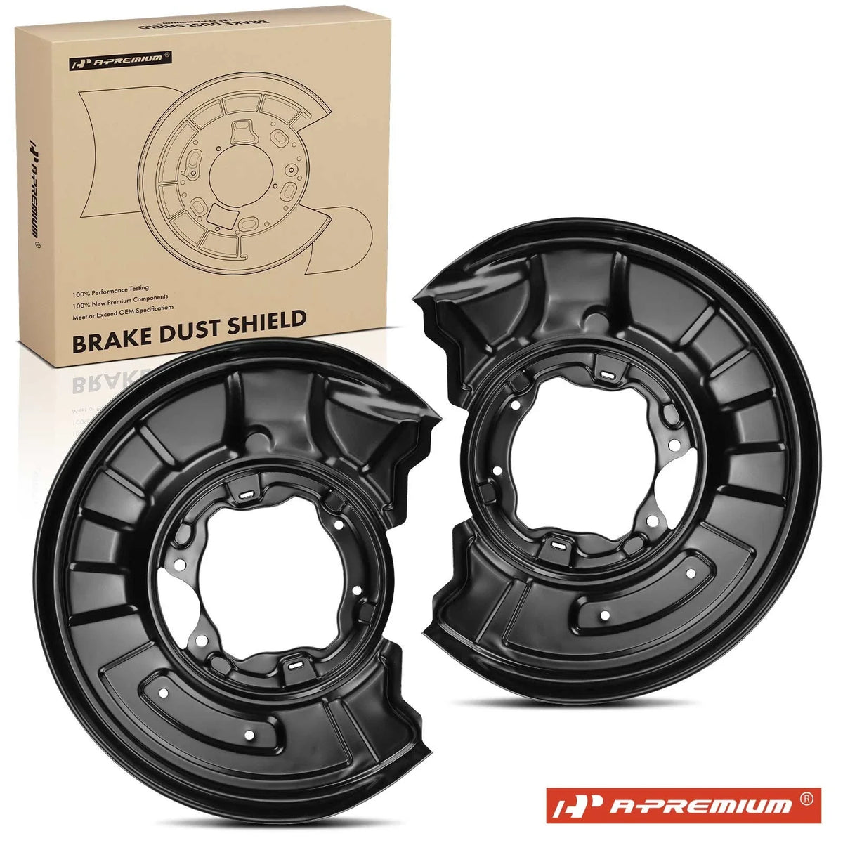 2X Brake Dust Shield for Mercedes-Benz C230 C250 C63 AMG (2007–2015)
