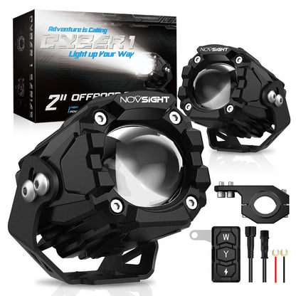2X LED Work Light Pods for Jeep SUV Pickup (2010–2023)