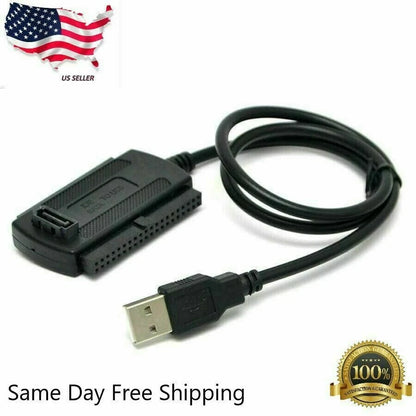 IDE SATA to USB 2.0 Adapter Cable for 2.5 3.5 Inch Hard Drive