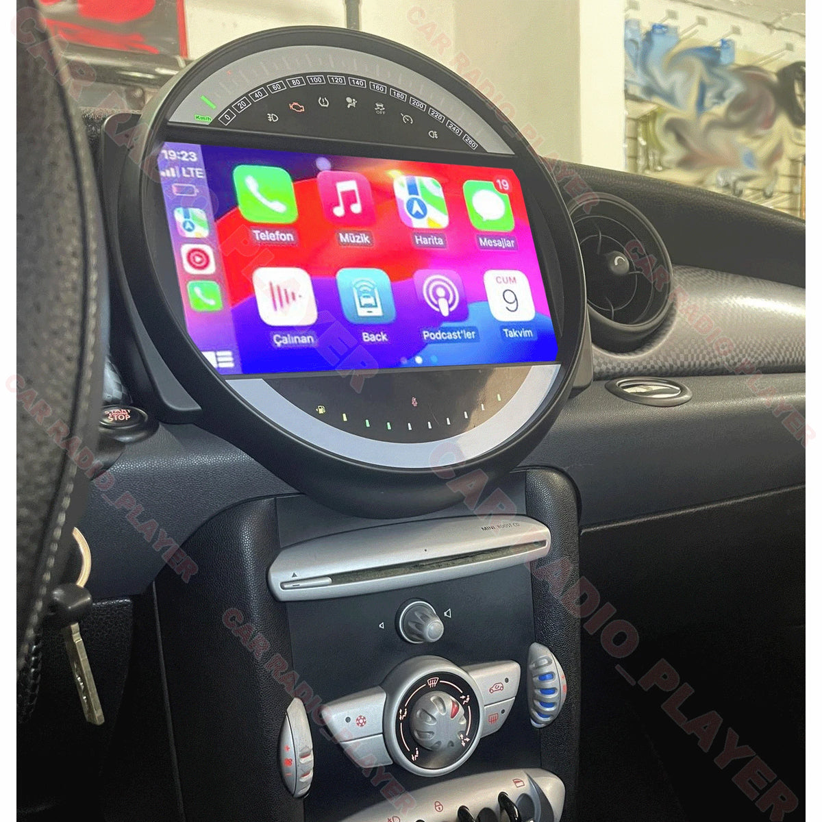 Android 15 Carplay Stereo Radio GPS for Mini Cooper (2007–2014)