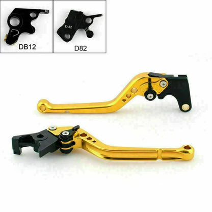 Long Brake Clutch Levers for Ducati Hypermotard 821/Hyperstrada (2013–2015) Gold T9