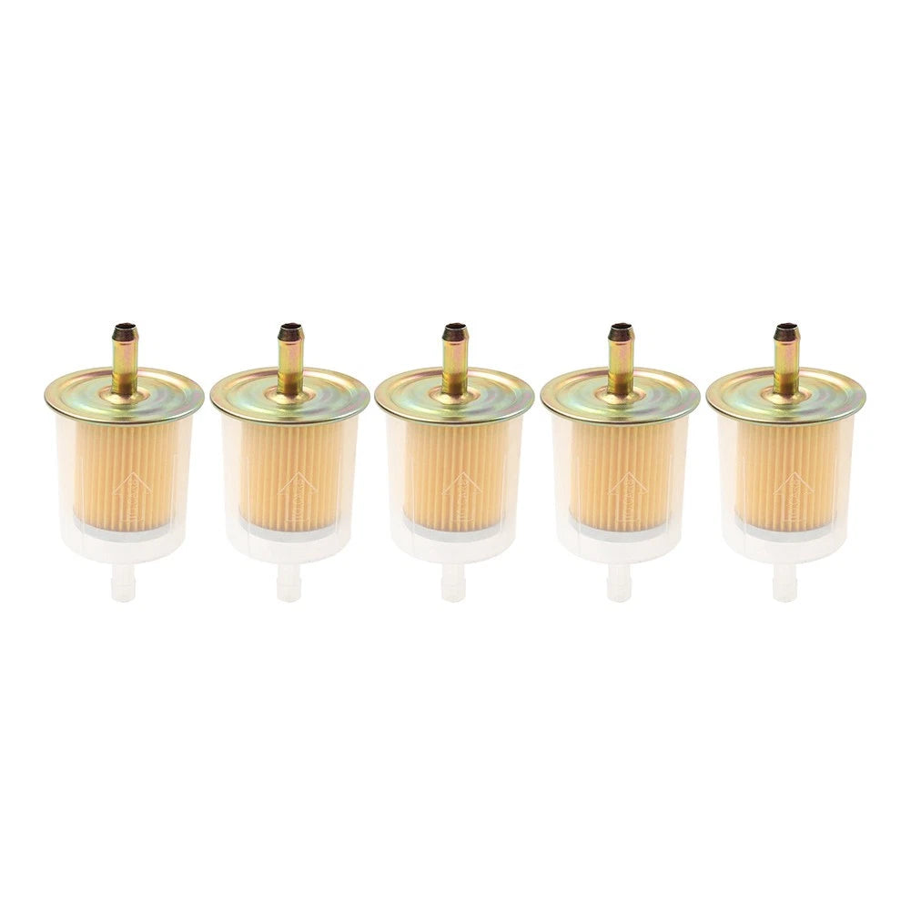 5Pcs 3/8" Inline Gas Fuel Filter for Motorcycle