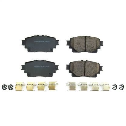 Set of 2 Powerstop Brake Pad Sets 17-2305 for Toyota Highlander RAV4 Prime IS350 (2020–2022)