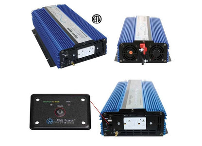 Remote On/Off Switch for AIMS Power Inverter REMOTEHF (30' Cable)